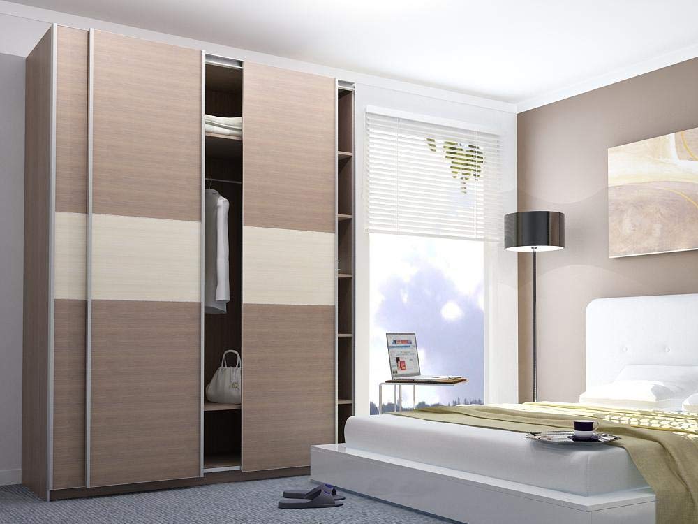 Système coulissant armoire portes superposées réglables rail