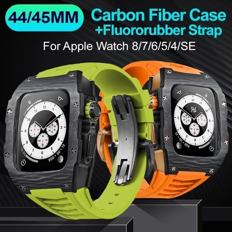 Kit de modification carbone iWatch protège boîtier titane 8