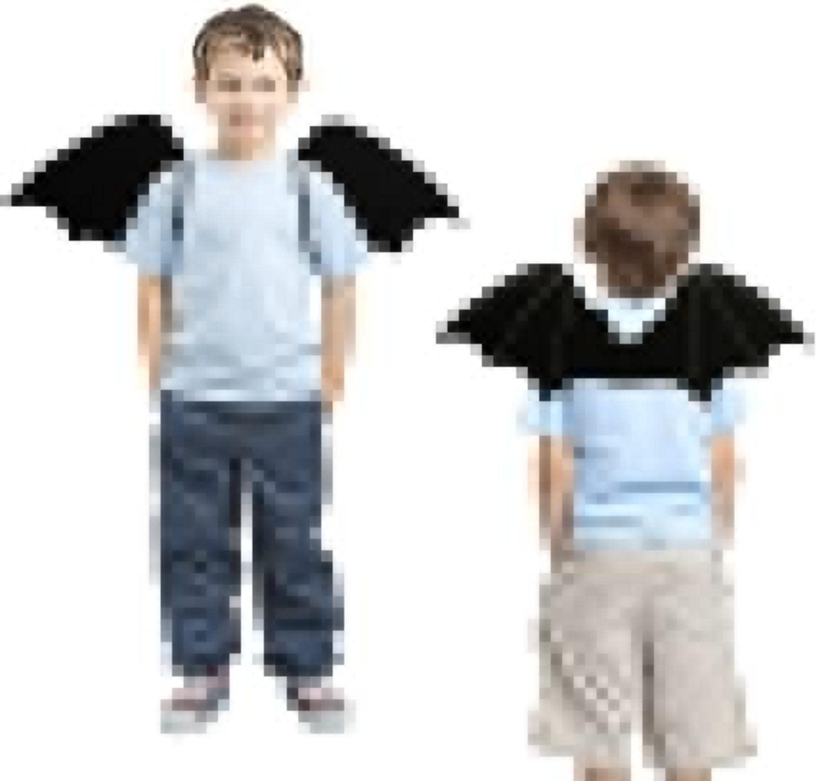 Rianpesn Halloween Bat Wings For Children And Adult Backpack Halloween Wicked Costume Decoration Halloween Props Fancy Dress Accessory(kid)