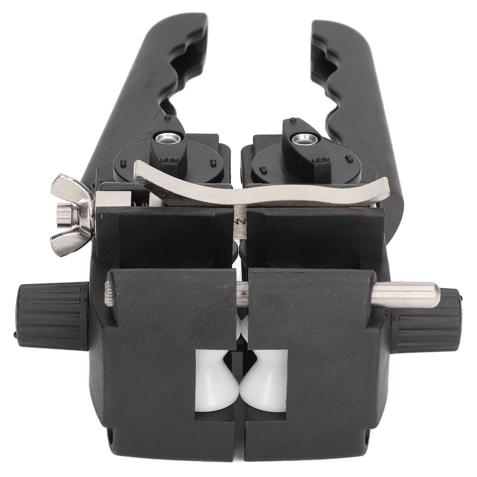 Herramienta profesional para pelar cables de fibra óptica, cuchillo pelador de cables transversal longitudinal ajustable de 2 vías para cables coaxiales Ethernet con mango