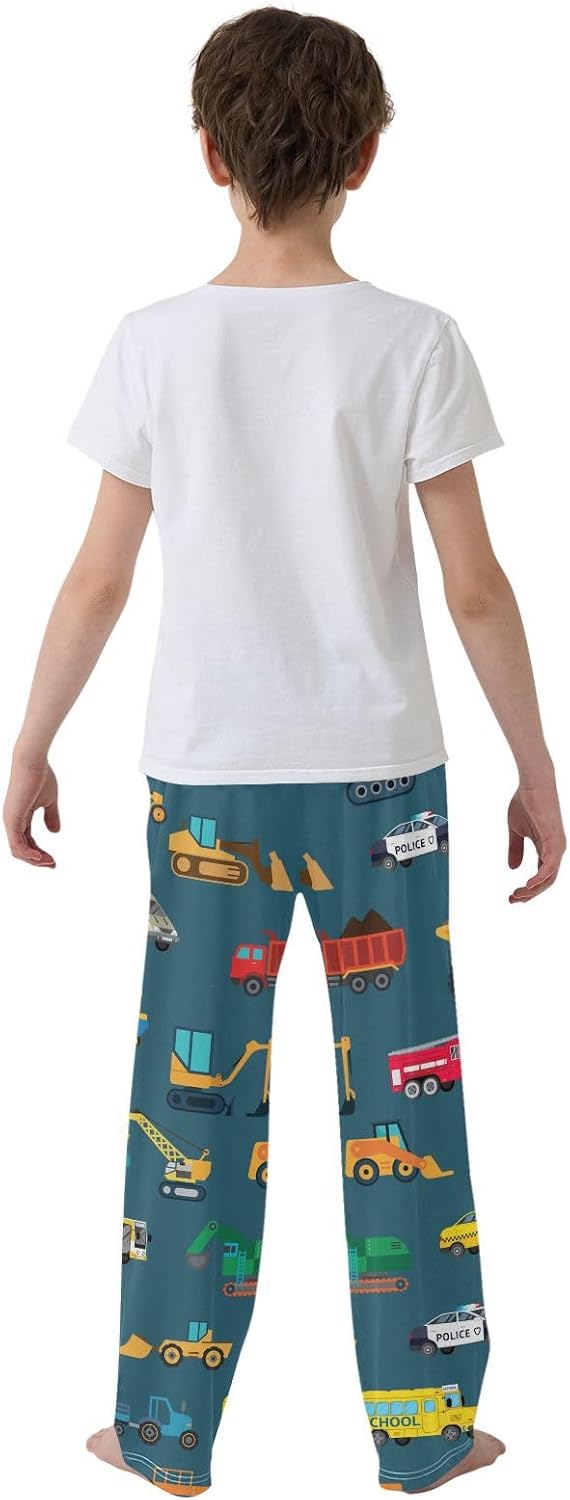 Pajama Pants Long Sleep Pants Soft Elastic Waist Pajama Bottoms Lounge Pants with 2 Pockets