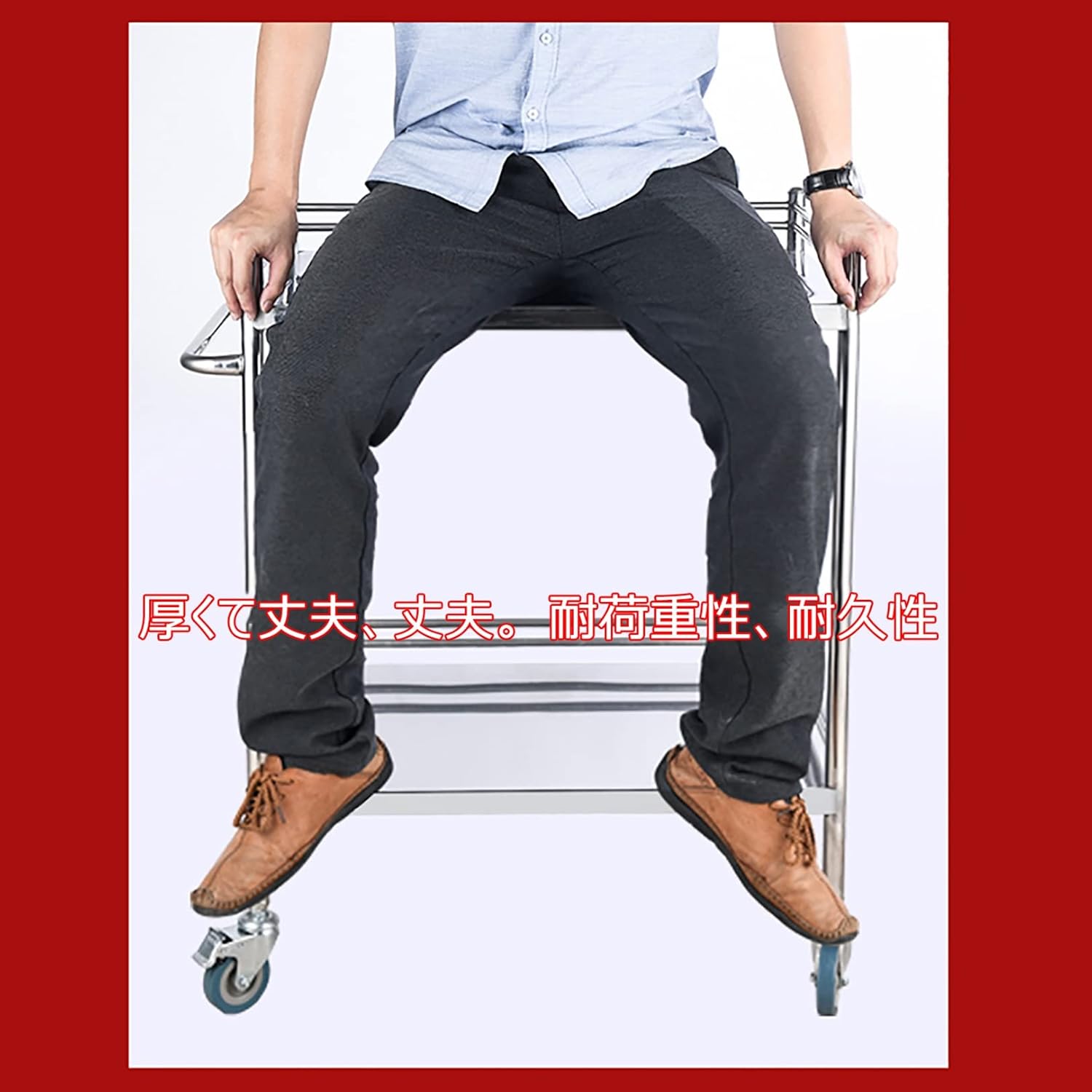 Movable Hand Trucks Trolley Cart Dental Lab Cart,2/3 Layers Stainless Steel Instrument Trolley,Assemble The Surgical Hand Trucks,Equipment Portable Serving Trolley on Wheels