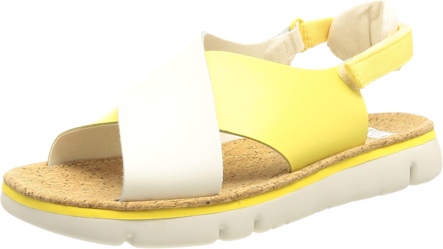 Camper Women's Slingback Flat Sandal, Multicolor, 7.5