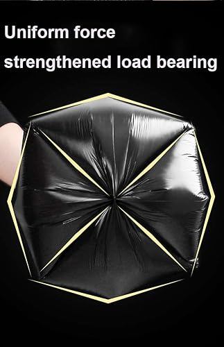 Miniatura 6 de IPLUS - Bolsas de basura altas con cordón para cocina, 7-8 galones, 100 unidades (negro, 7-8 galones)