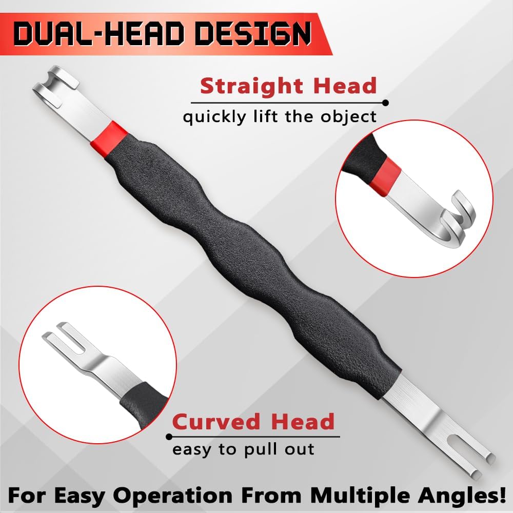 Automotive Electrical Terminal Connector Separator Removal Tool, Remover Disconnect Tool, Plug Connectors Disconnect Tools Universal for Most Vehicles(Black)