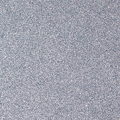 Placa Em Eva Com Gliter 40x48cm. Prata 2mm. - Pacote com 10, Make+, 9810, Prata