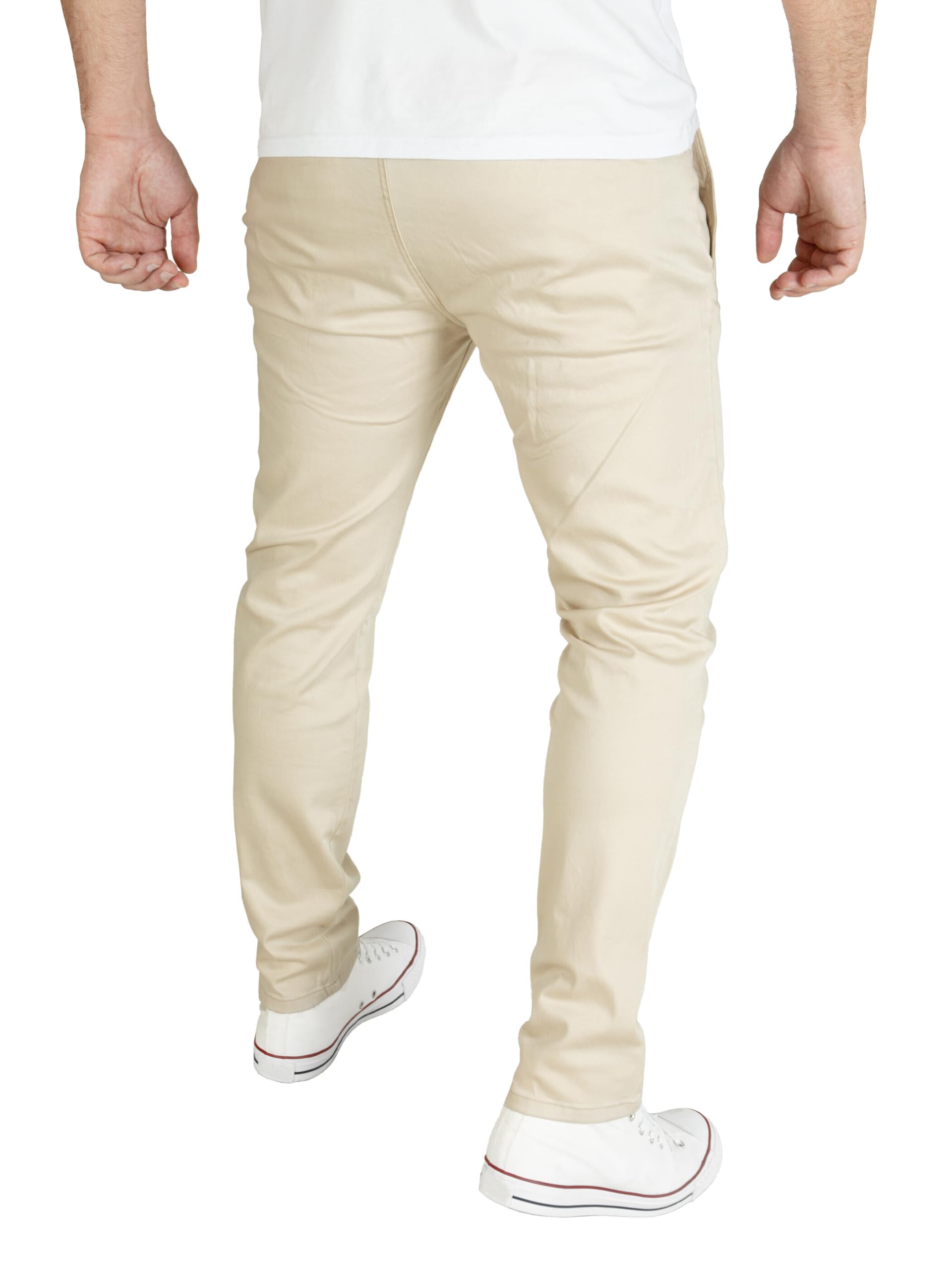 PITTMAN Andrew - Herren Chino Hose - Chinohose Mit Teil-Elastischem Bund