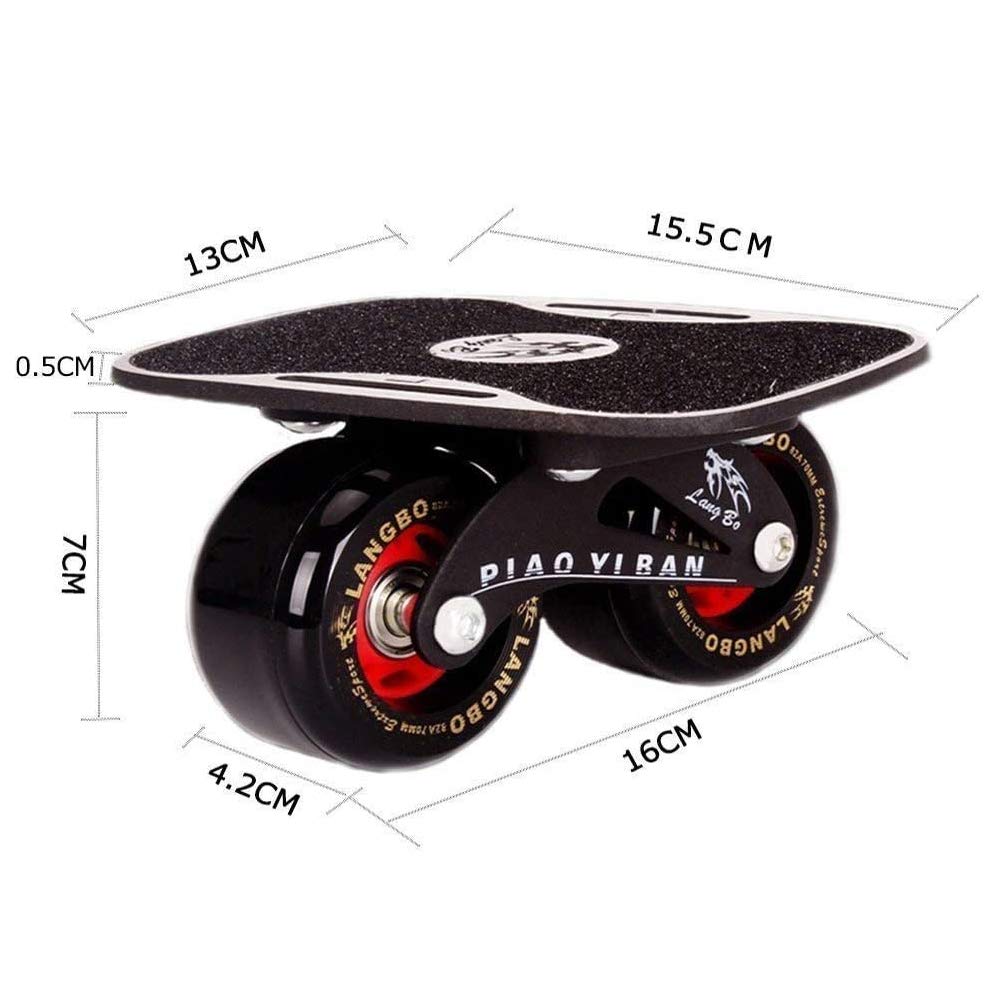Drift Skates Split Skateboard Tragbares Rollschuhdeck High Rebound Skate Outdoor Sliding Teenager Erwachsene