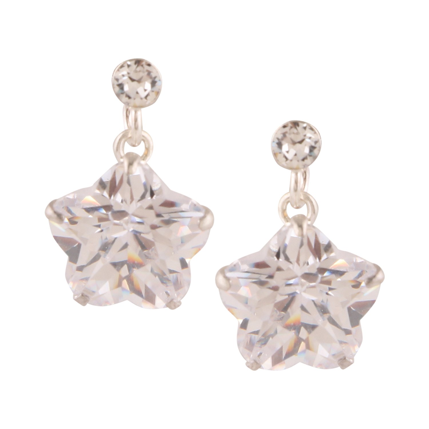 Ananth Gems925 Silver BIS HALLMARKED Made with Swarovski Crystal Dangle Drop Earrings for Women