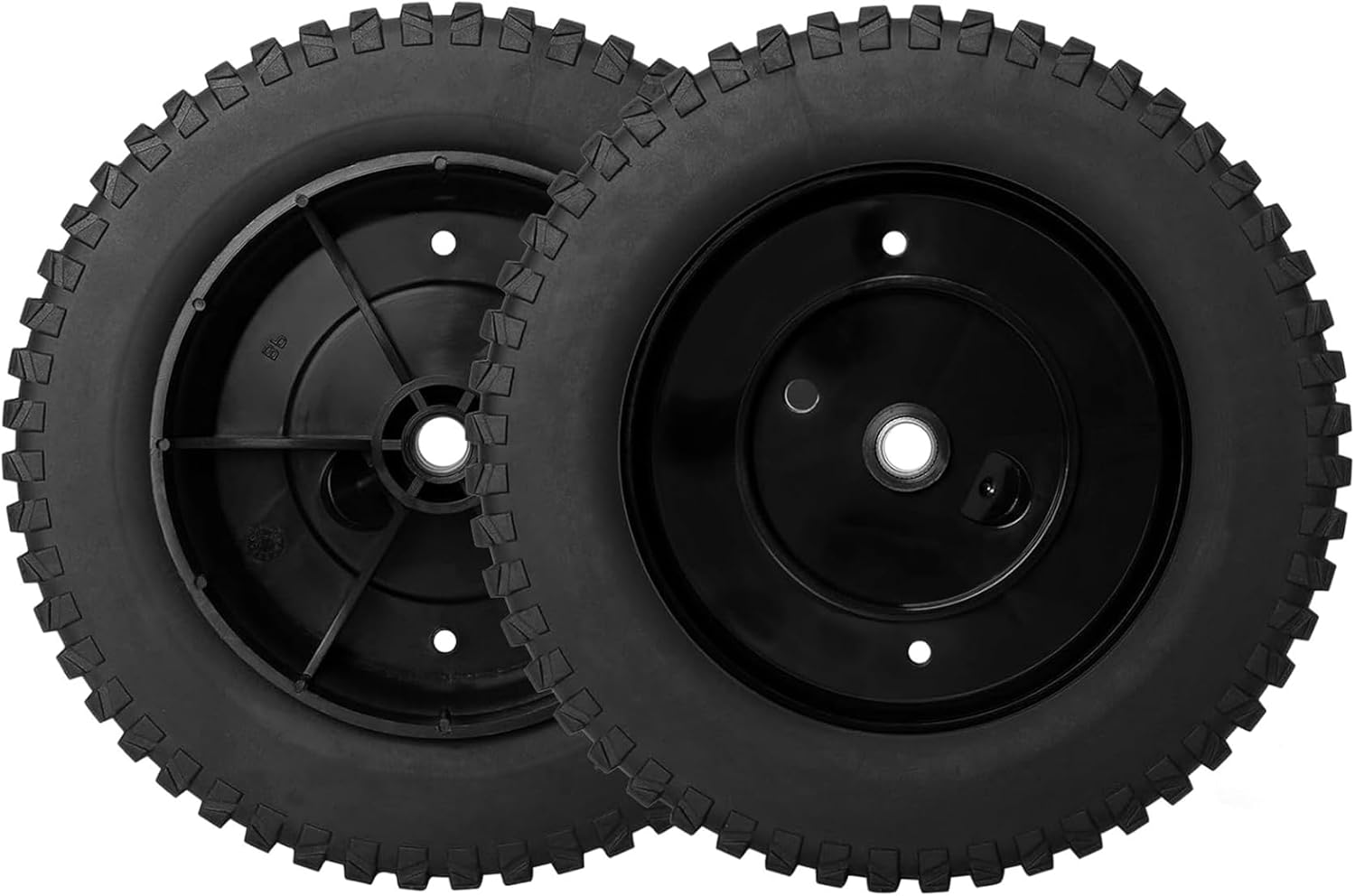 734-2010 Lawn Mower Rear Wheels Assembly for MTD, Rear Wheels Compatible with Cub Cad et SRC621 SR621 Self Propelled Mower, Craftsman Push Mower, Replace 734-2010B 734-2010A, 2 Pack