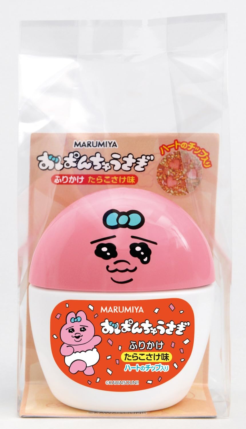 Amazon.co.jp: 丸美屋食品工業 丸美屋 おぱんちゅうさぎふりかけ たらこさけ味 容器入 20g : 食品・飲料・お酒
