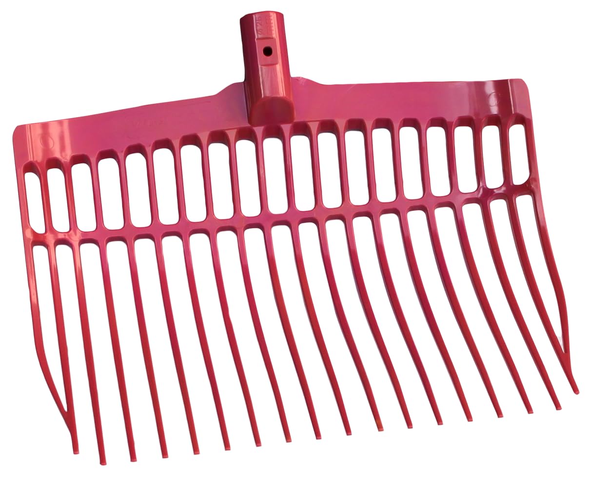 Tenedor de afeitado plástico rosa Vplast con púas flexibles limpiacuadras 1
