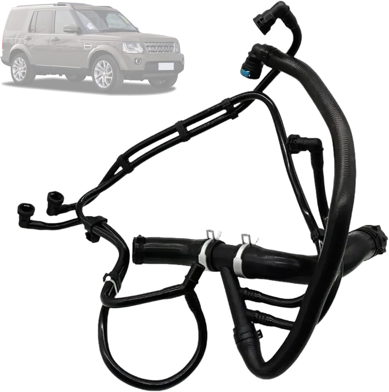 LR034637 Supercharger Coolant Hose Upper Radiator Hose Compatible with 2013 2014 2015 2016 2017 2018 2019 2020 2021 2022 Land Rover Range Rover Sport