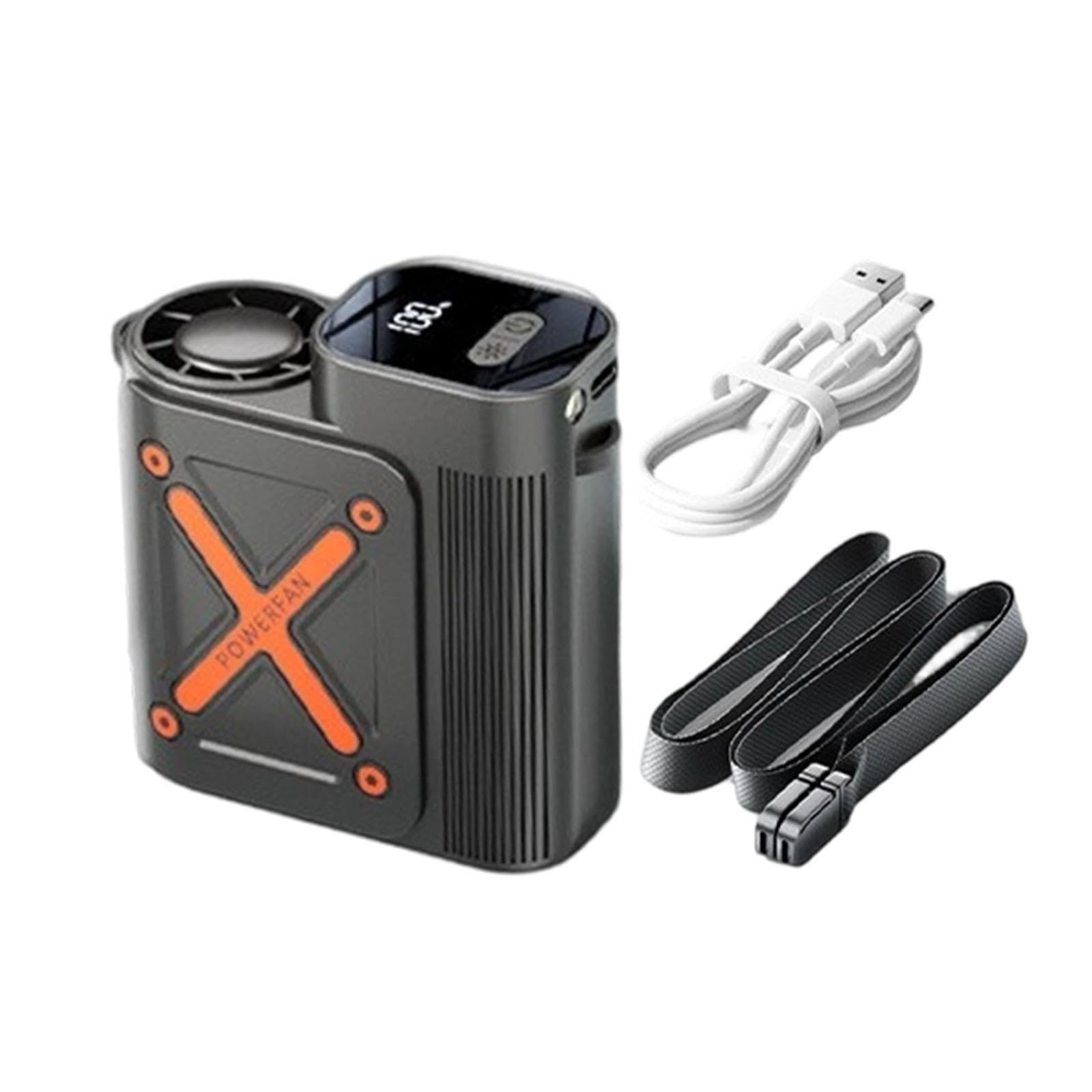 Ventilateur portable à pince anti-chaleur pour course à pied et vélo