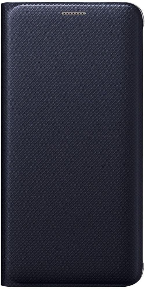 Samsung Original Galaxy S6 Edge Plus Protective Flip Wallet Case Cover - Black