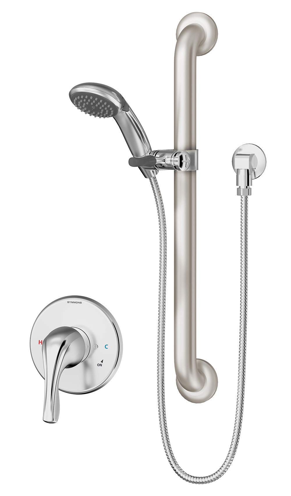Semon 3点セット90 Symmons 9603-X-PLR-1.5 Origins Shower Trim Package with Single