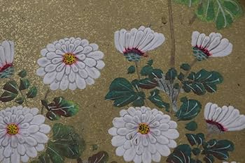 【模写】伊藤若冲/菊図/屏風ハガシ/二曲用マクリ/掛軸☆宝船☆Z-367 Amazon.co.jp: 模写伊藤若冲/菊図/屏風ハガシ/二曲用マクリです