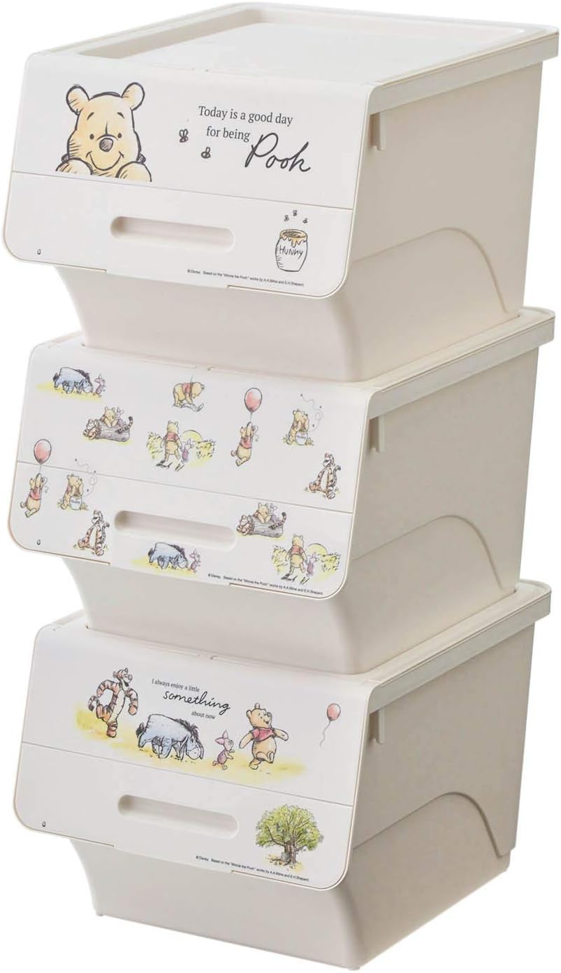 ベルメゾン] ディズニー 収納ケース 3個 セット ふたつき 収納ケース