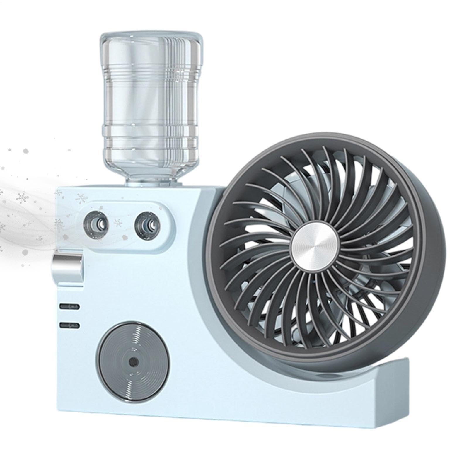 Ventilateur avec brume avec sortie de brise portable pour un sommeil frais