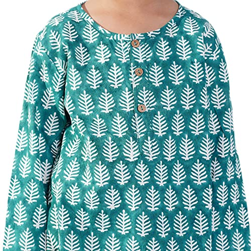 Image of Cotton Night Suit for Boys & Girls | Pajama Sets | Baby Top & Pant | Kids Dress | Printed Night Dress | Sleepwear Suit | P-3