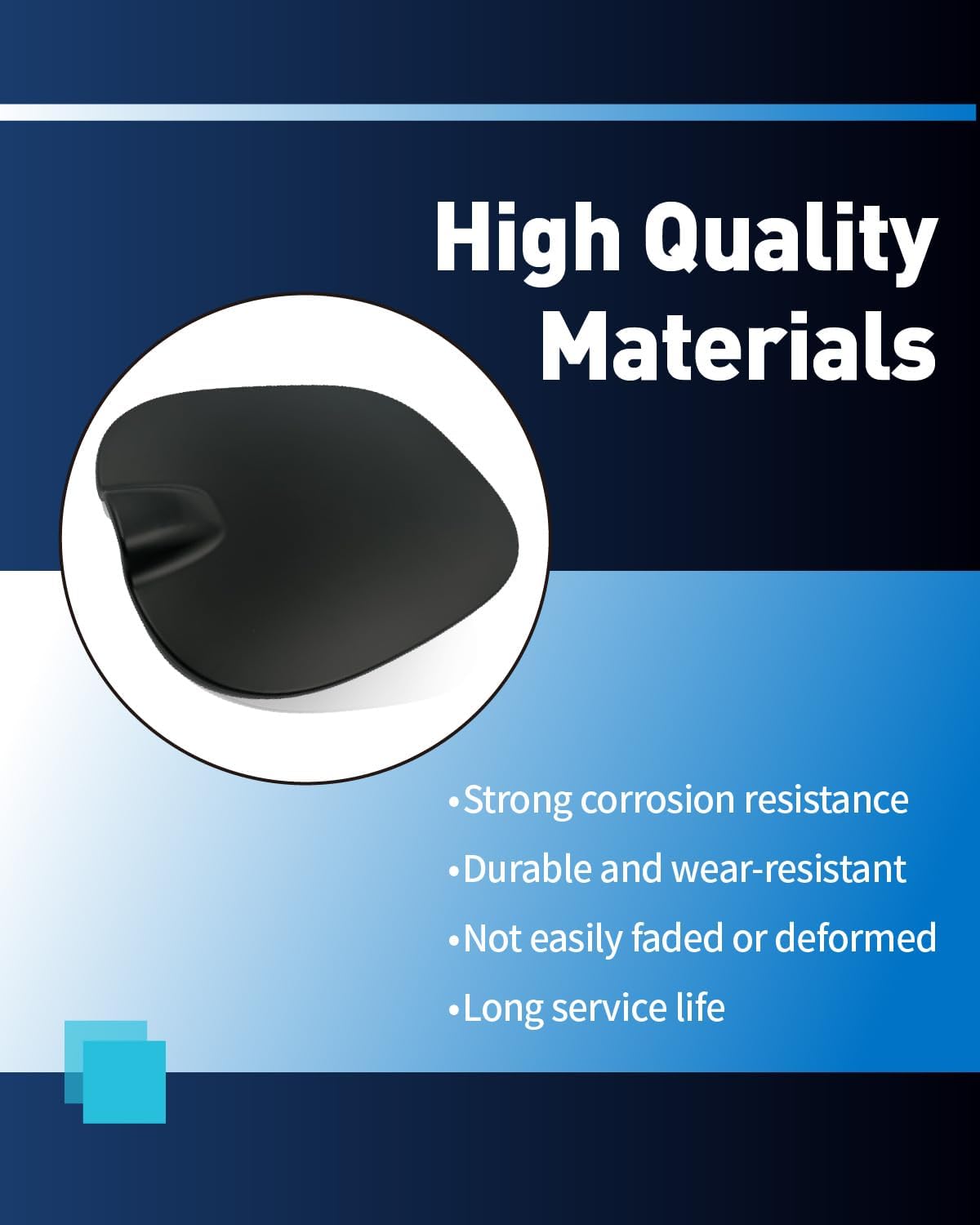 84745968 Fuel Tank Filler Door Gas Tank Door Cover Fit for Chevrolet (2019-2024) Silverado 1500 LTD Crew Cab Pickup Replace 84126524