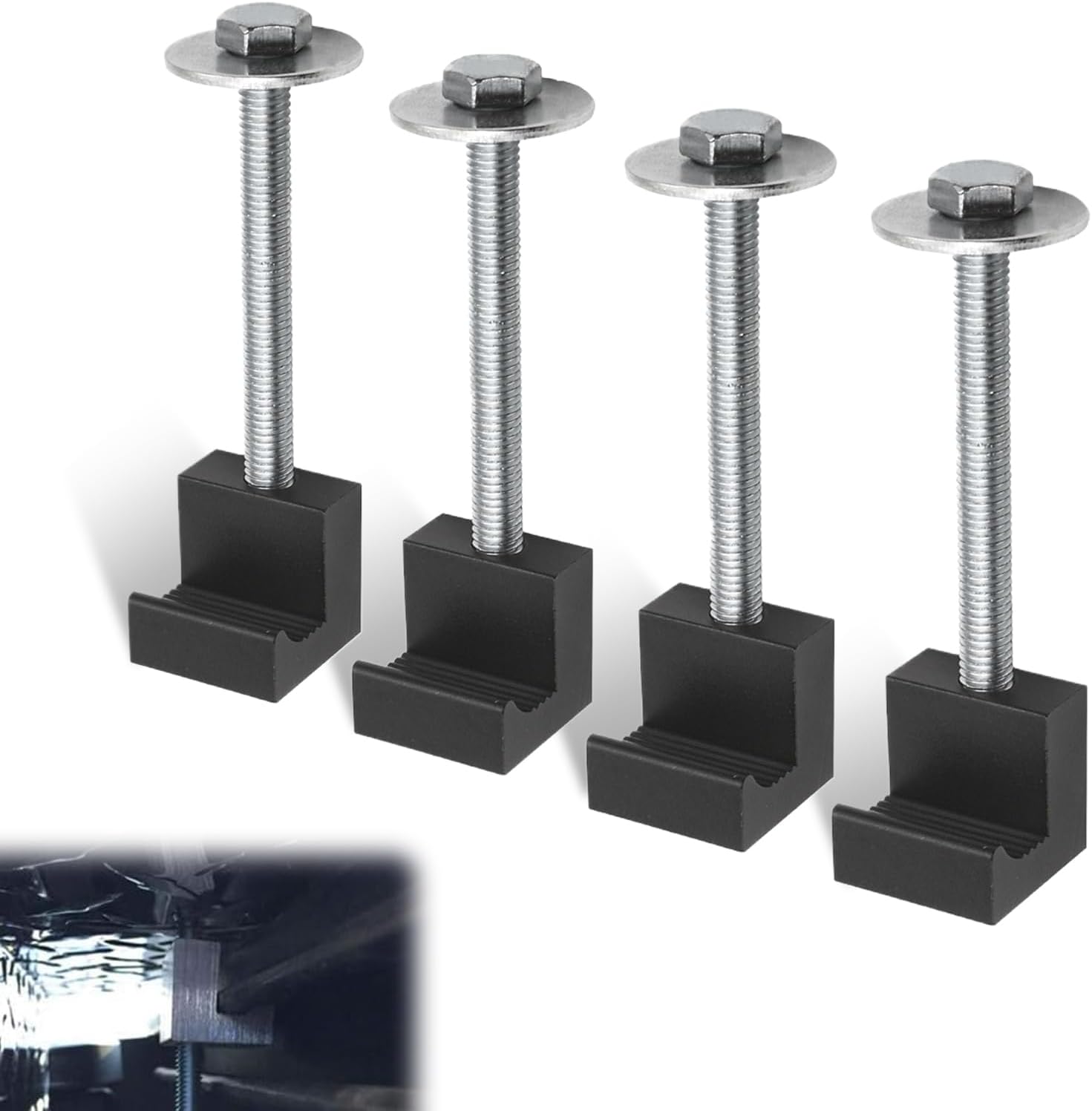 Jawmoy 4 PCS Universal Truck Tool Box Mounting Kit, Truck