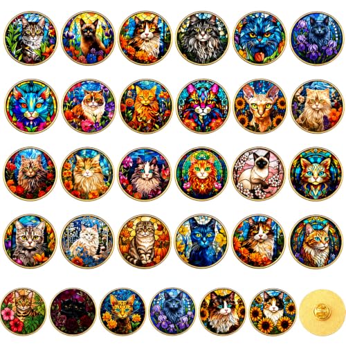 Image of 30 /60 Pcs Cute Enamel Pins Bulk Lapel Brooch