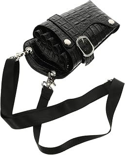 Bolsa De Ferramentas Para Cabeleireiro Bolsa De Ferramentas De Couro De Couro Kit De Ferramentas Portátil Tesoura Profissional Para Barbeiros Cinto De Tesoura Bolsa De