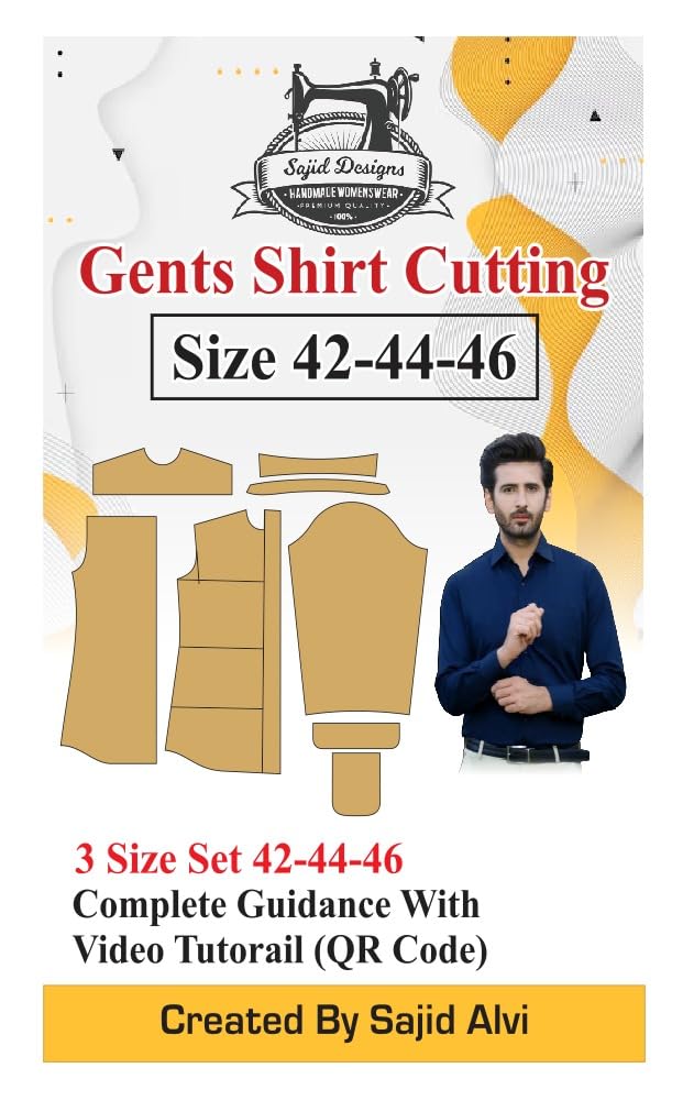 Tailors Gents Shirt Cutting Size 42-44-46 Set of 3 [Perfect Paperback] Sajid Alvi