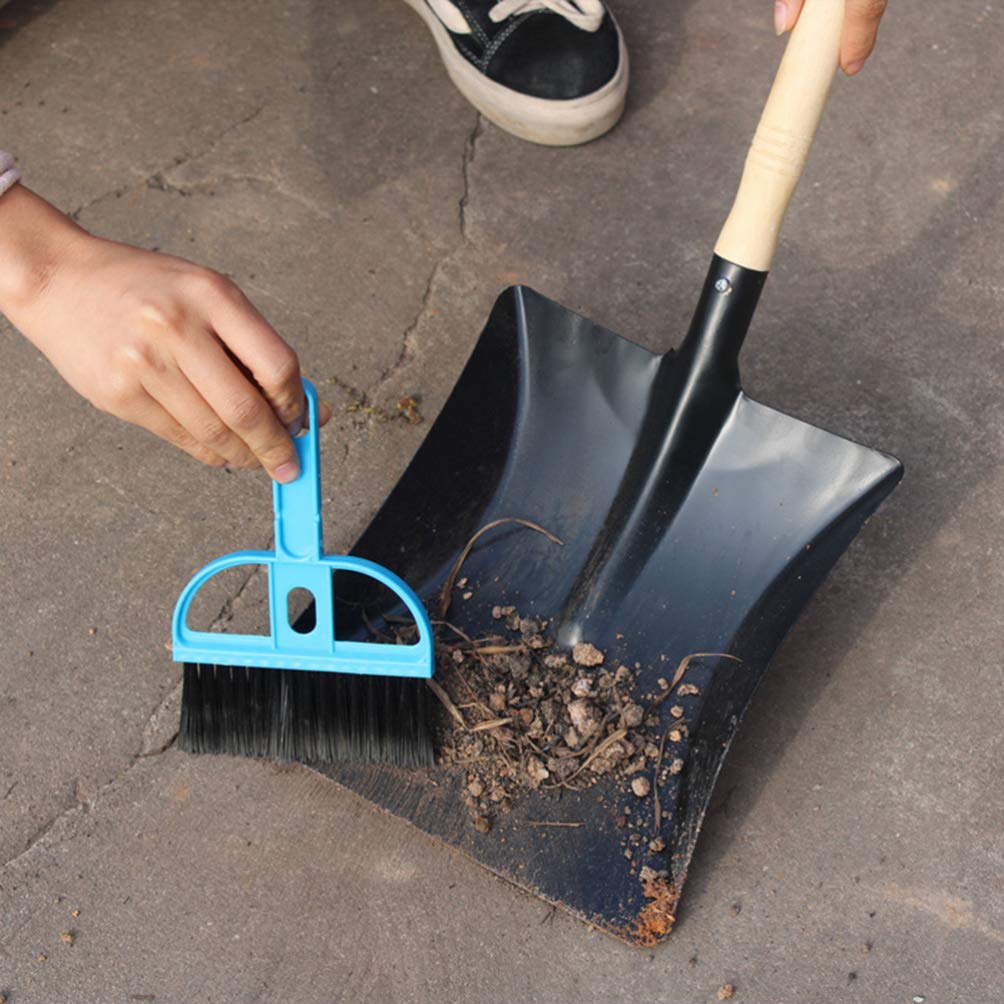 Pala de Jardinería 2piezas de Acero al Carbono Negra para Exteriores | Forma Única, Portátil y Ligera, Uso en Camping y Bbq, Herramienta Compacta para Tareas Multiusos