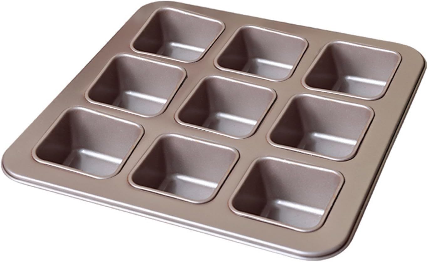 Square Non Stick Cake Mold Carbon Steel Bakeware for Home Dessert