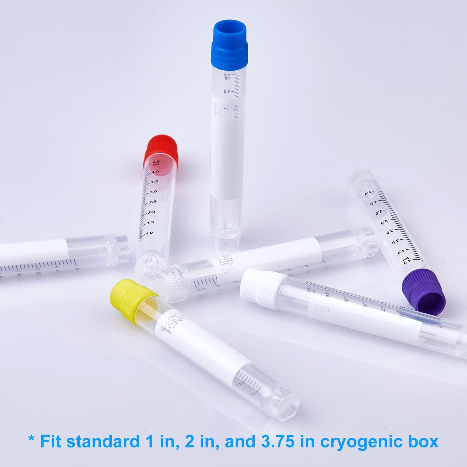 Kryogen, Flasche, Außengewinde, ohne Seitencode, 5.0 mL, 25 Stück/Beutel, 500 Stück/Packung, 1000 Stück/Kiste