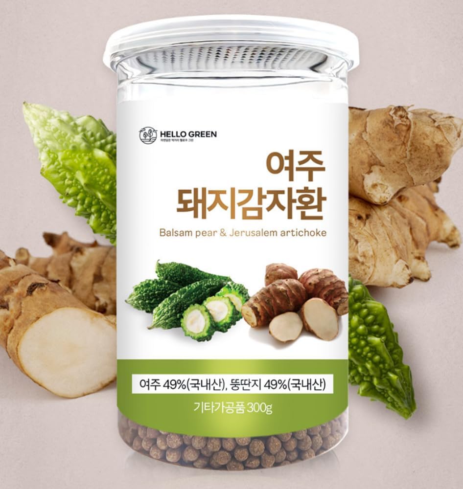 Organic Natural Pure Korean Bitter Melon & Jerusalem Artichoke Extract Herbal Pills Granule Ball - Concentrated Lump Grain Powder -10.58 Ounce (300g) - Image 7