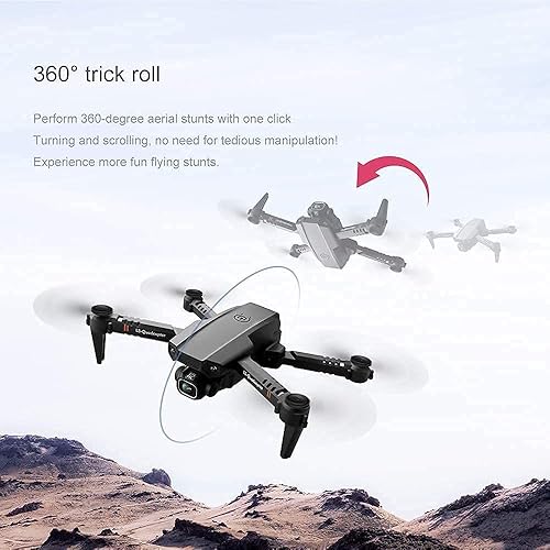 Miniatura 3 de Drone FPV plegable con cámara 4K HD RC Quadcopter Toy Drone Regalos con sensor de gravedad de retención de altitud Waypoints 3D Flip One Key