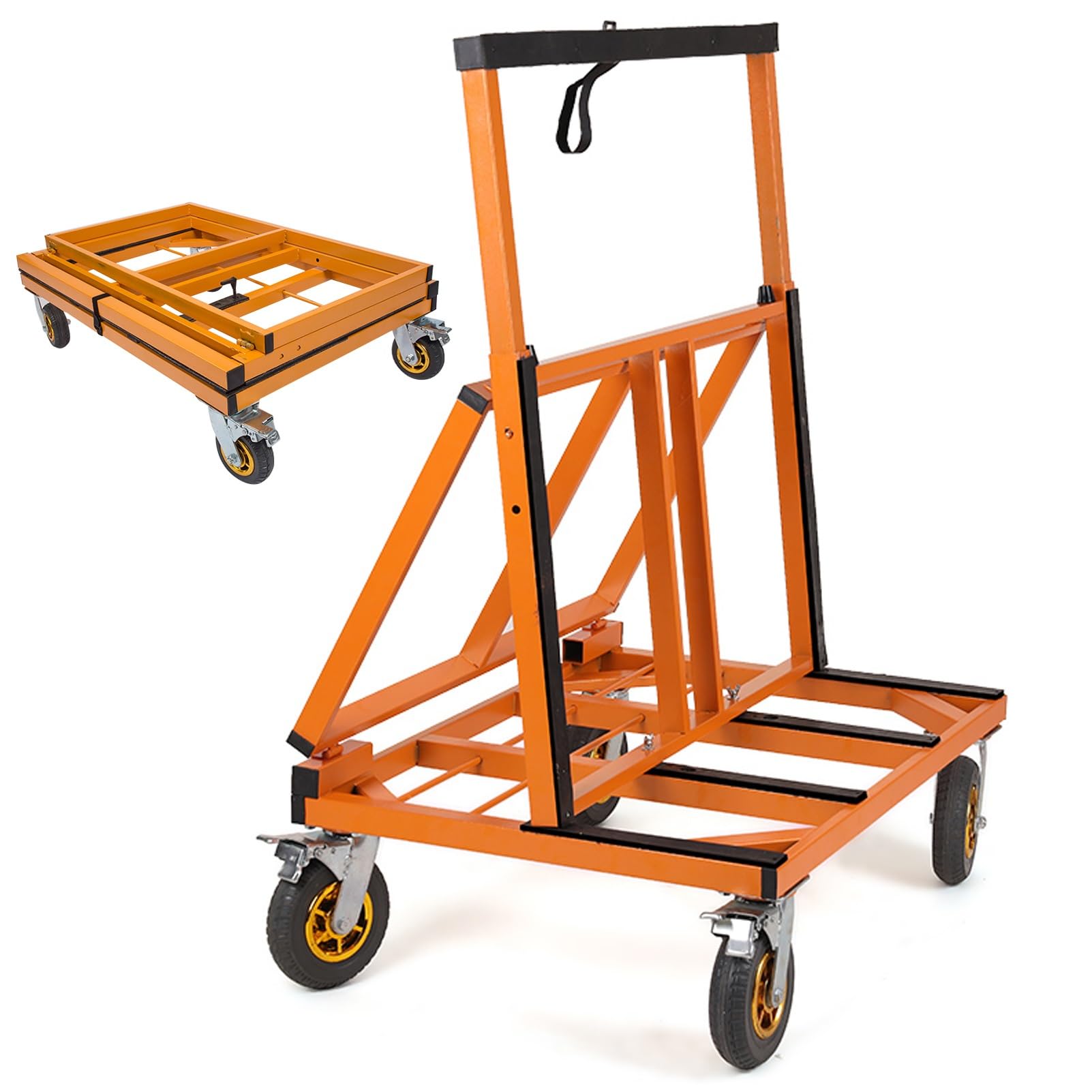 Amazon.co.jp: TRAGLO ボード台車 運搬台車 大型鋼管荷台車 折りたたみ