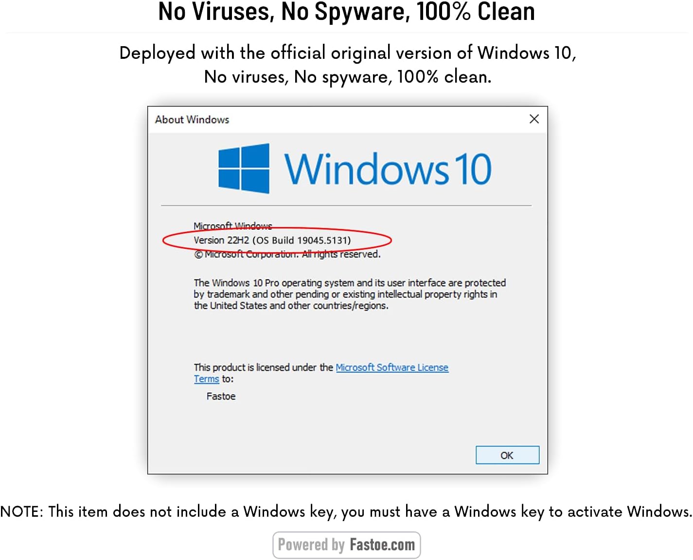 32GB Bootable USB Flash Drive for Windows 10 Home Pro 32/64 Bit, Bootable USB Stick Installer Windows 10 for Laptop PC