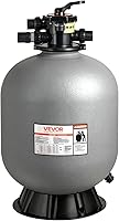 VEVOR 24-Inch 65 GPM Sand Pool Filter System with 7-Way Valve for Above Ground & Inground Pools