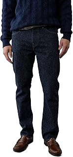 اميريكان ايغل بنطلون جينز اصلي بقصة مستقيمة للرجال 335734522_Amec913، مقاس 36 عرض × 32 طول، لون ازرق نيلي غامق