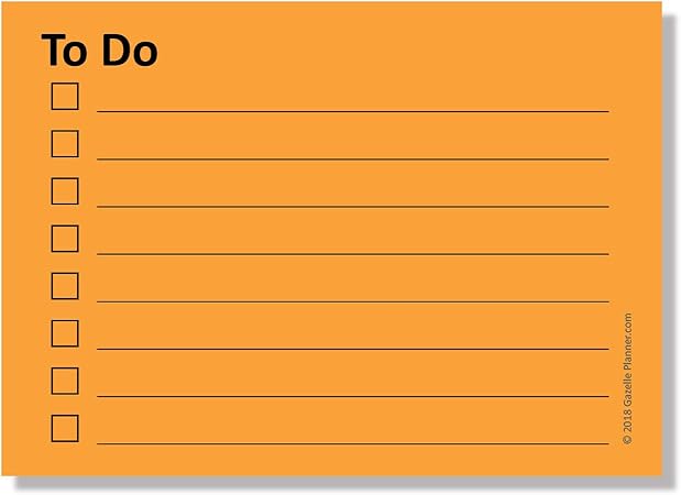 Amazon Gazelle To Doリスト 付箋 ライン付き 3x4インチ 4パッド 100枚 パッド 合計400枚 オレンジ 付箋 付箋 文房具 オフィス用品 Amazon Gazelle To Doリスト 付箋 ライン付き 3x4インチ 4パッド 100枚 パッド 合計400枚 オレンジ 付箋 付箋 文房具 オフィス用品