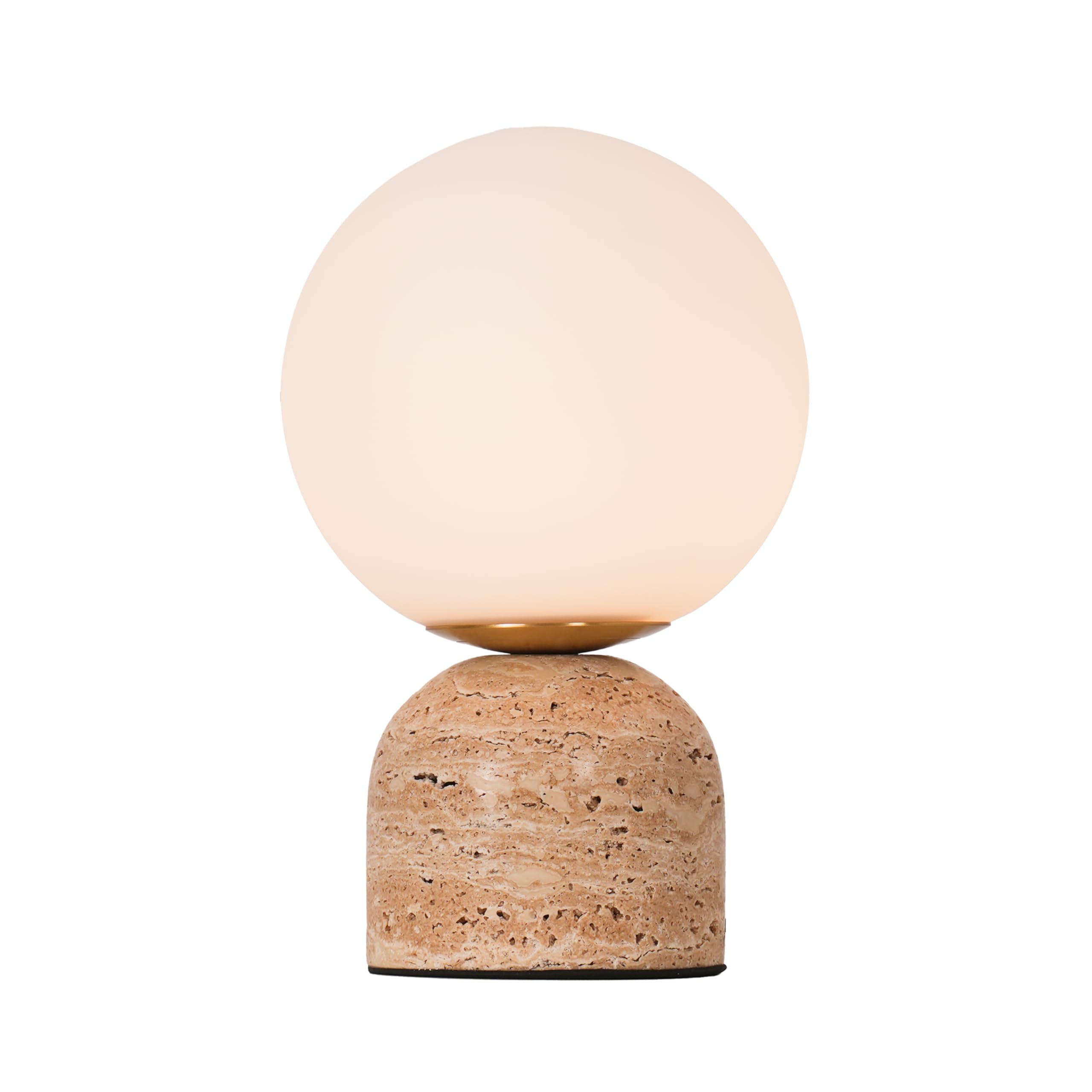 Photo 1 of Skyblaze Modern Marble Table Lamp with Frosted Glass Shade Cute Desk Lamp