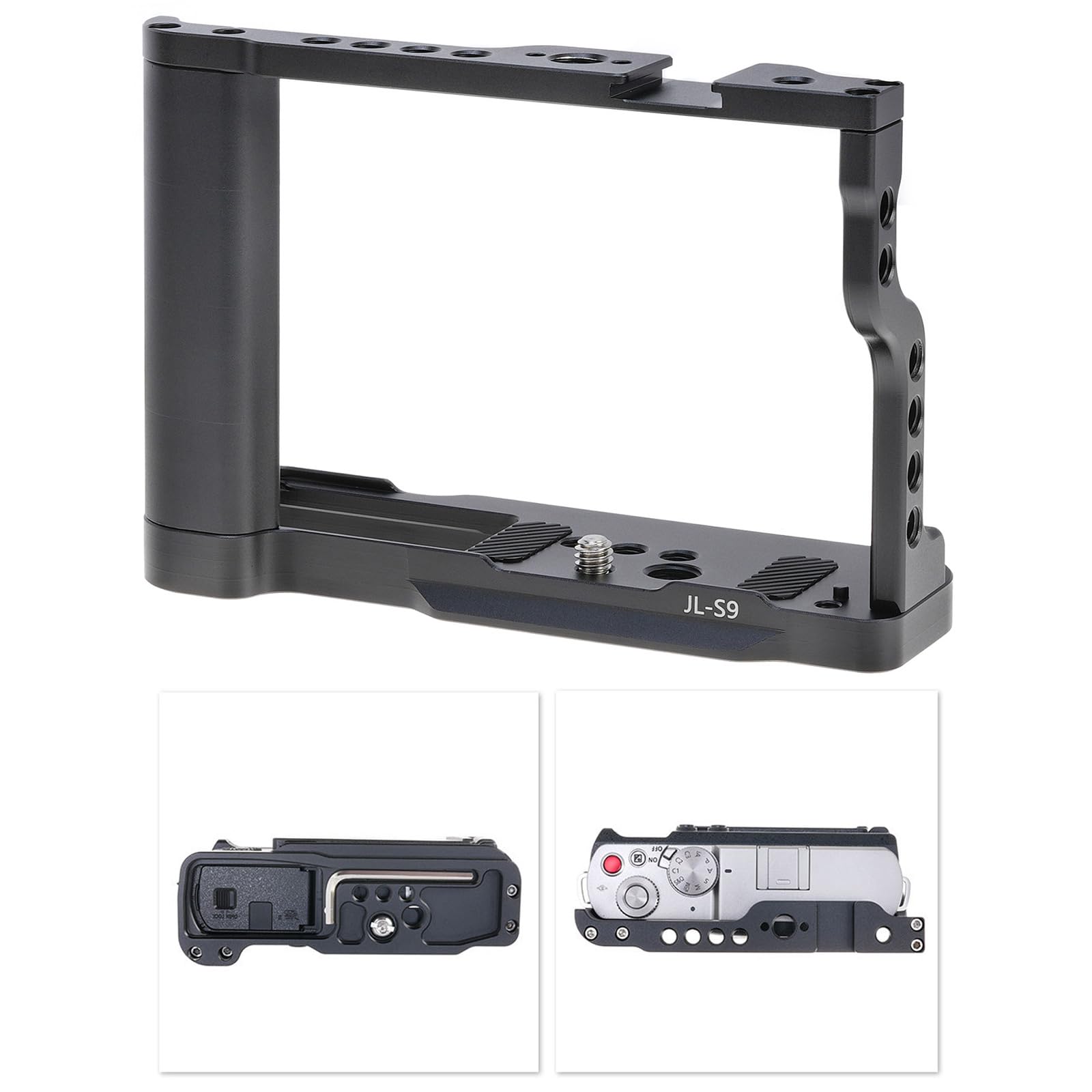Gabbia per conigli in metallo, alloggiamento in metallo, accessori per fotocamera d'azione, attrezzatura fotografica, attrezzatura per video take