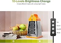 Vista 4 de Julius Studio - Caja de luz LED de 24 x 24 pulgadas con colgador de objetos de cuerda de techo, arcilla transparente para posicionamiento