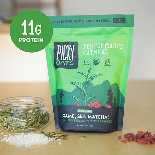 Miniatura 6 de Picky Bars Picky Oats Performance Avena con proteínas manzanas How Bout Dem 199 onzas 8 porciones