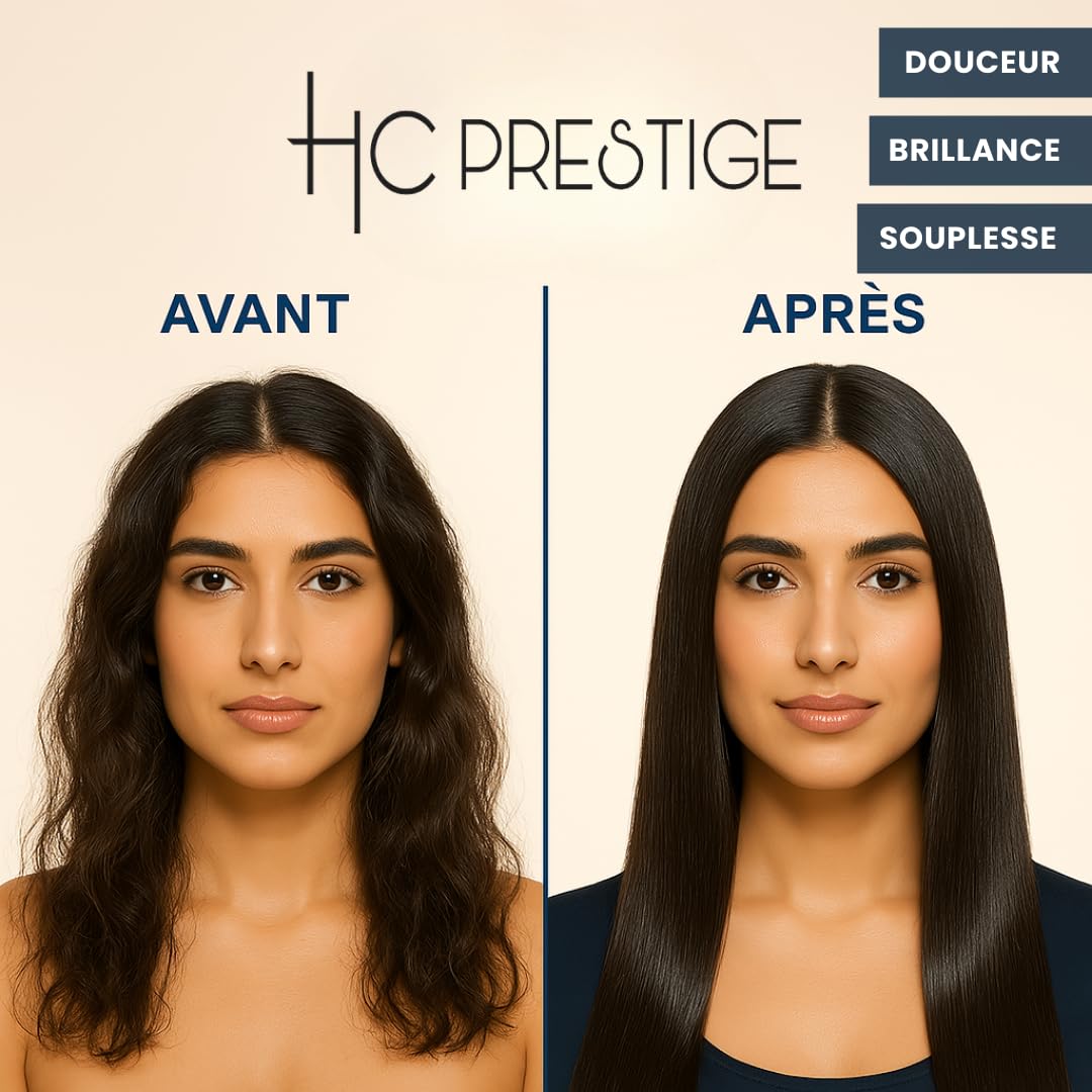 HC Prestige Mist Sans Rinçage Always Young - Effet Glossy - Hydratation Profonde & Brillance - Panthénol, Vitamine E & Caviar Marin - Formule Naturelle Silicone - Cheveux Ternes et Sec 230ML