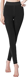 Leggings térmicos para Mujer con Forro Interior Leggins cálidos sin Costuras de Invierno Treggings sin Costuras Cintura Alta Deporte Largo Ajustado Multicolor 4130VA