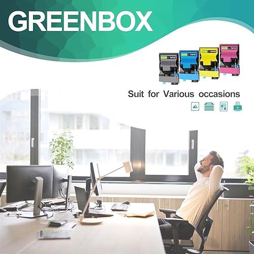 Miniatura 6 de GREENBOX Remanufactured TNP50 Toner Cartridge Replacement for Konica Minolta Bizhub C3100 C3100P Printer (A0X5134 A0X5434 A0X5334 A0X5234)