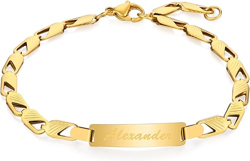 Miniatura 8 de Tina&Co Personalized Baby Name Bracelet Customized 18K Gold Plated for NewBorn to Children Girl Boy Birthday Baby Shower Gift Personalized Gift