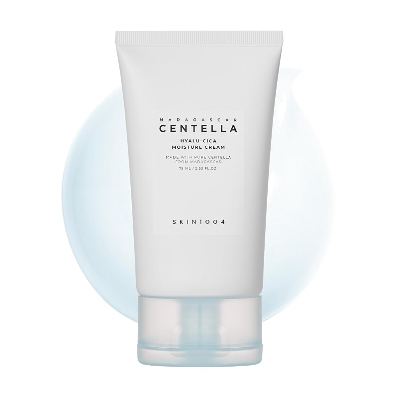 SKIN1004 Hyalu-Cica Moisture Cream Creme Hidratante Facial com Ácido Hialurônico e Centella, 75 mL