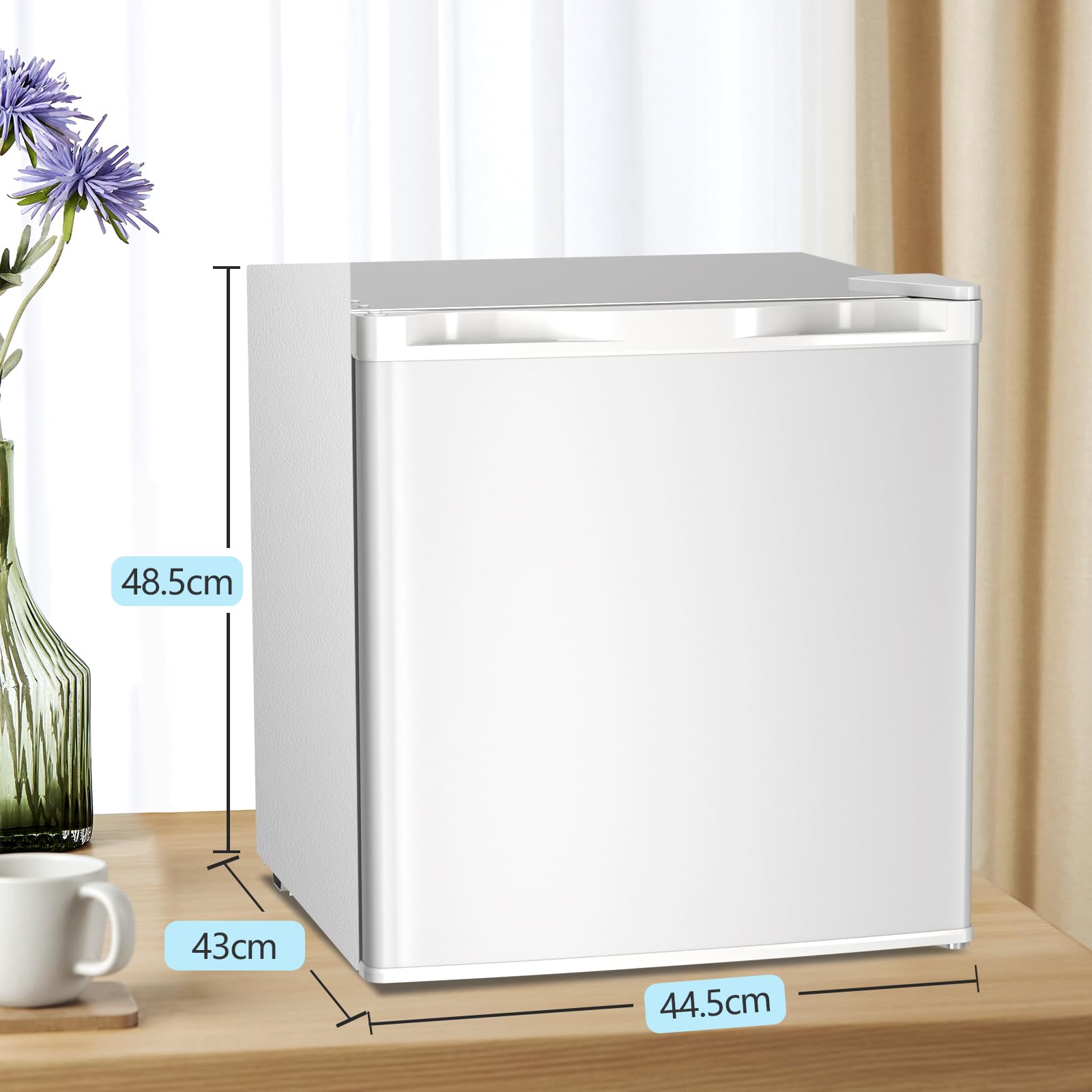 Amazon | Kismile 小型冷蔵庫 45L 冷凍庫付き ドア 両開き コンパクト