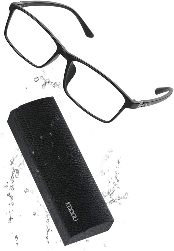 Super Deal Product KDDOU Blue Light Blocking Glasses Lightweight Eyeglasses Frame Filter Blue Ray Computer Game Glasses (Adult, Matte Black) New Arrivals KDDOU Blue Light Blocking Glasses Lightweight Eyeglasses Frame Filter Blue Ray Computer Game Glasses (Adult, Matte Black)